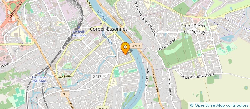 localisation de l'entreprise CARVALHO BATIMENT à CORBEIL-ESSONNES