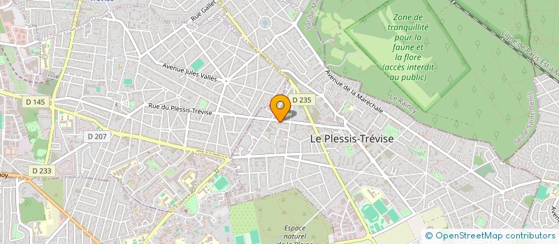 localisation de l'entreprise CARVALHO DAVID ET THOMPSON LUCY  LE PLESSIS-TREVISE