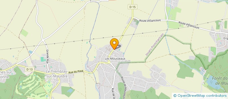 localisation de l'entreprise CARVALHO DE LIEGE  JOUARS-PONTCHARTRAIN