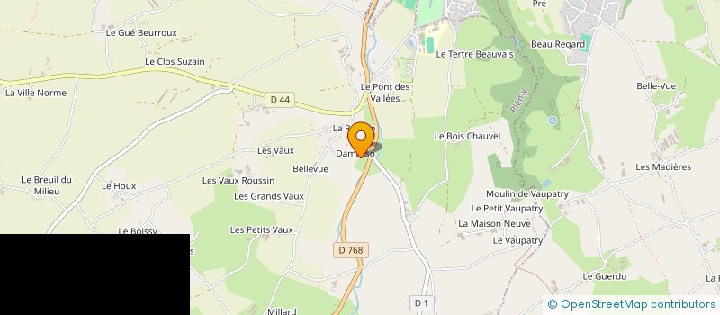 localisation de l'entreprise CARVALHO FACADE  PLEMY