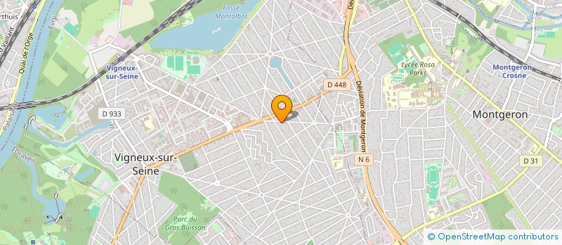 localisation de l'entreprise CARVALHO IMMO à VIGNEUX-SUR-SEINE