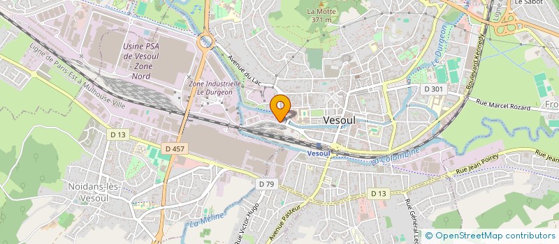 localisation de l'entreprise CARVALHO INVESTISSEMENTS  VESOUL