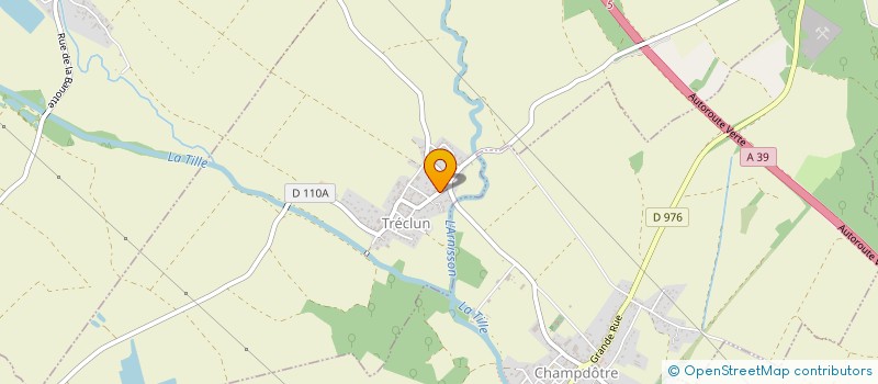 localisation de l'entreprise CARVALHO/LANNEAUX  TRECLUN