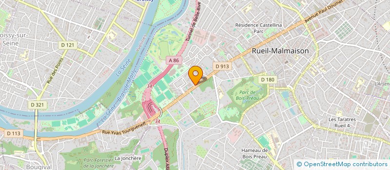 localisation de l'entreprise CARVANTIS à RUEIL-MALMAISON
