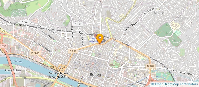 localisation de l'entreprise CARVAS SARL  ROUEN