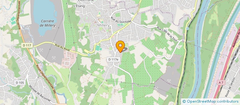 localisation de l'entreprise CARVEDO  MILLERY