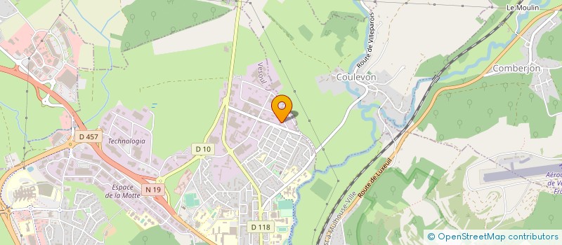 localisation de l'entreprise CARVELLI  VESOUL