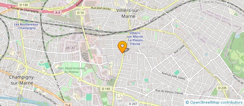 localisation de l'entreprise CARVEN  VILLIERS-SUR-MARNE