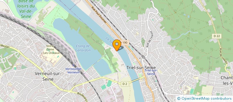 localisation de l'entreprise CARVEX à TRIEL-SUR-SEINE