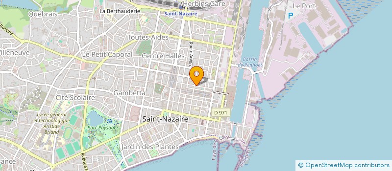 localisation de l'entreprise CARVI  SAINT-NAZAIRE