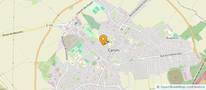 localisation de l'entreprise CARVIN ZOLA  CARVIN