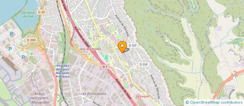 localisation de l'entreprise CARVON à VITROLLES