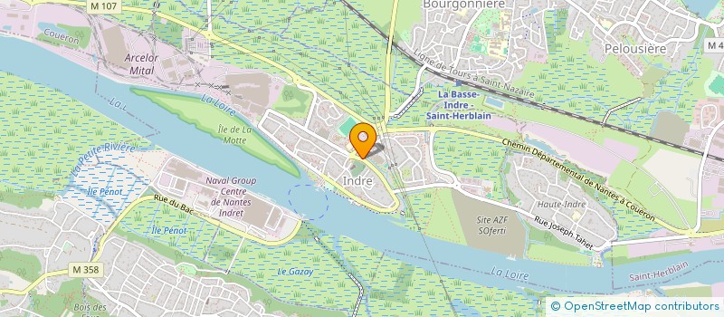 localisation de l'entreprise CARVY  INDRE