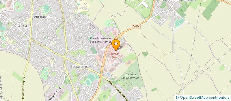 localisation de l'entreprise CARWAY à BEAURAINS