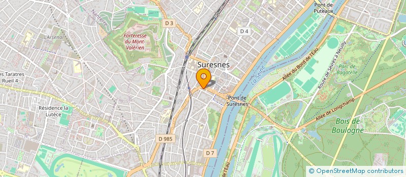 localisation de l'entreprise CARYAN à SURESNES