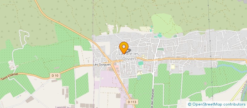 localisation de l'entreprise CARYB  LA FARE-LES-OLIVIERS