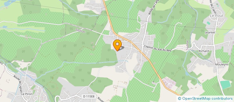 localisation de l'entreprise CARYLOU  SADIRAC