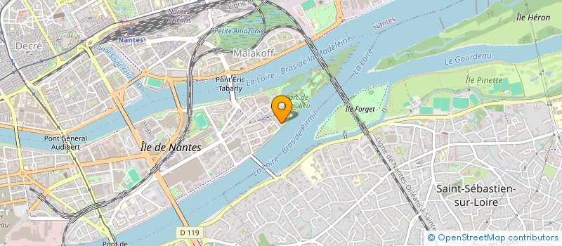 localisation de l'entreprise CARYOPHYLLON à NANTES