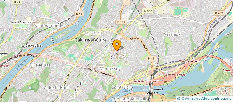 localisation de l'entreprise CARYOTA  CALUIRE-ET-CUIRE