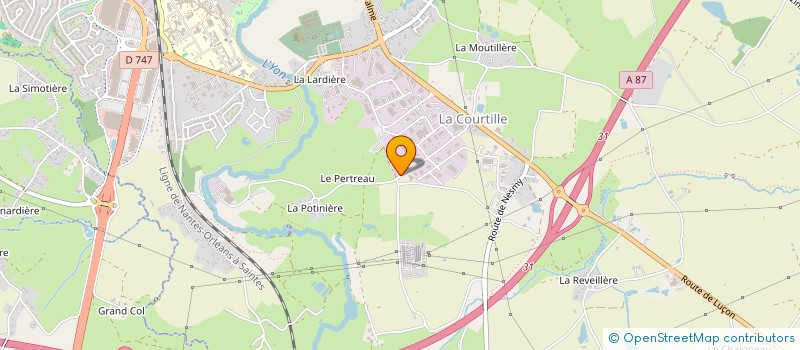 localisation de l'entreprise CARZAT MATERIELS à LA ROCHE-SUR-YON