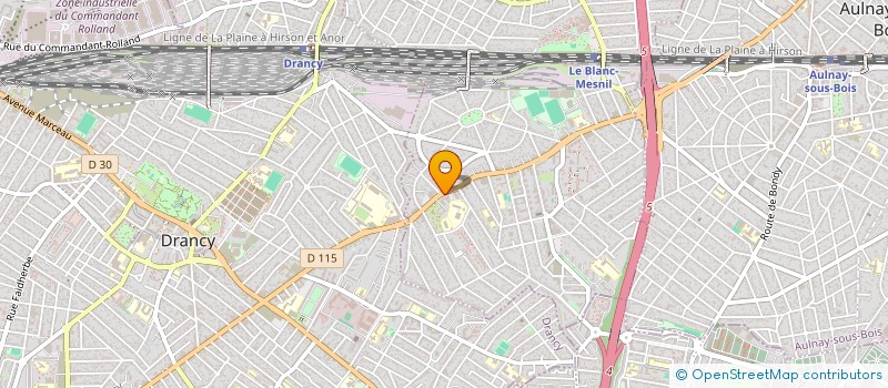localisation de l'entreprise CARZILE IMMO à LE BLANC-MESNIL