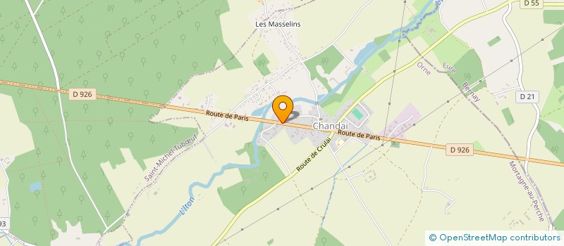 localisation de l'entreprise CAS 61 à SAINT-SULPICE-SUR-RISLE