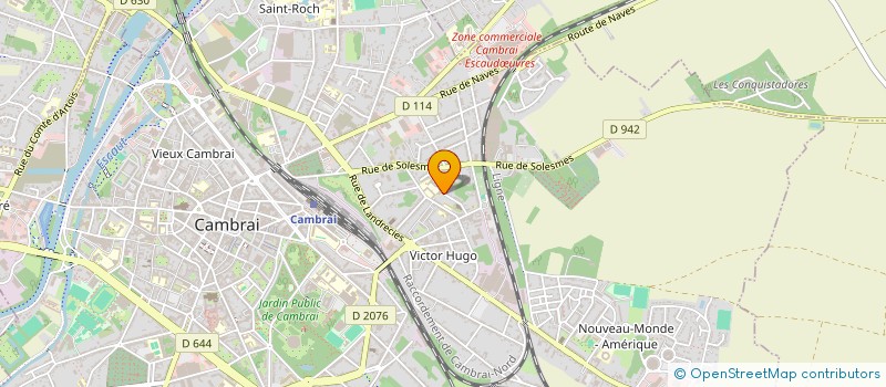 localisation de l'entreprise CAS'ARPE à CAMBRAI