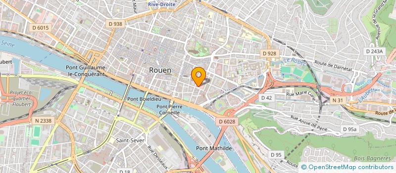 localisation de l'entreprise CAS'ART CONSEIL ARCHITECTURE STUDIO à ROUEN