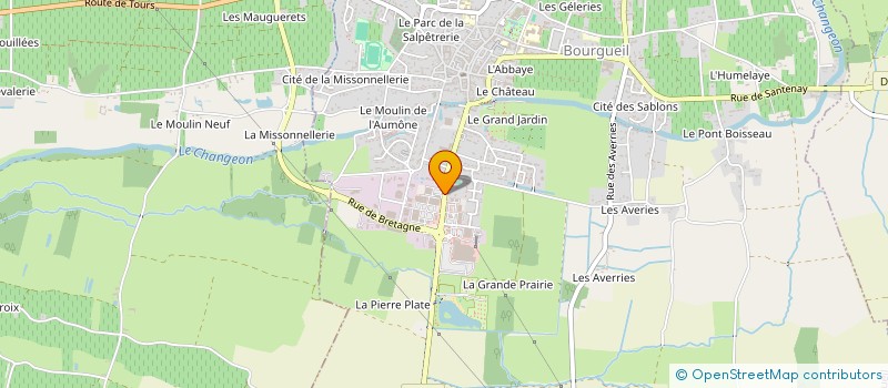 localisation de l'entreprise CAS BOURGUEIL  BOURGUEIL