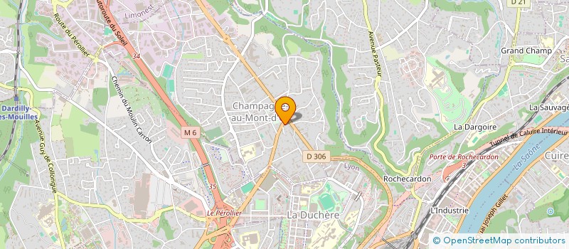 localisation de l'entreprise CAS CONSEIL EN AUDIT SOCIAL à CHAMPAGNE-AU-MONT-D'OR