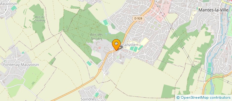 localisation de l'entreprise CAS D'EAU  SOINDRES