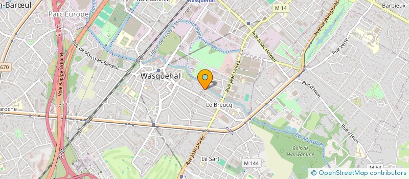 localisation de l'entreprise CAS DE L UNIVERSITE LILLE I à VILLENEUVE D'ASCQ