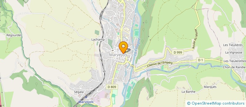 localisation de l'entreprise CAS DE MARJEVOLS MAISON POUR TOUS à MARVEJOLS