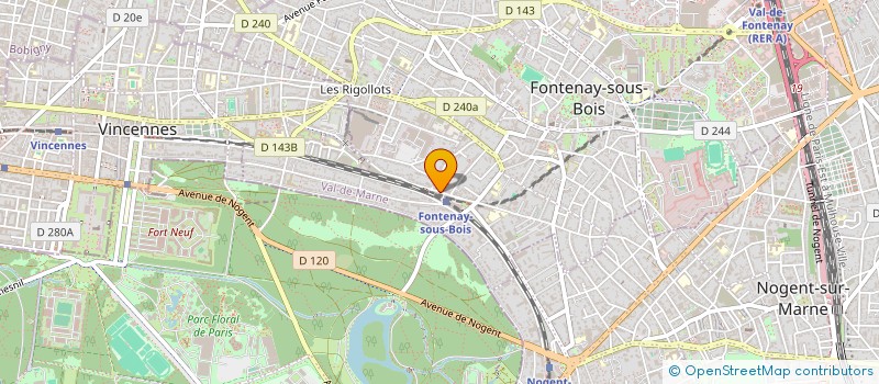 localisation de l'entreprise CAS@DOMIS à FONTENAY-SOUS-BOIS
