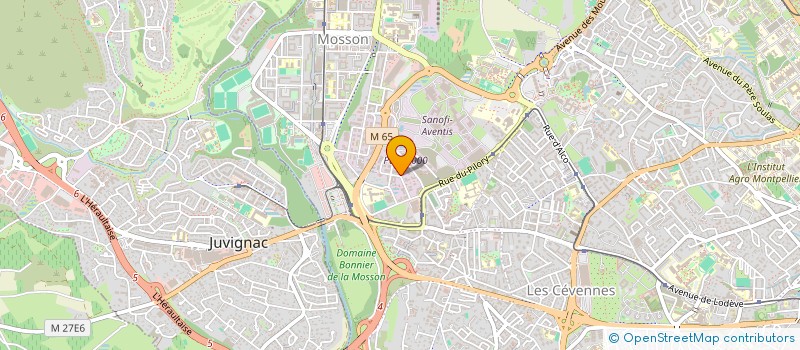 localisation de l'entreprise CAS DU VINCOU  MONTPELLIER