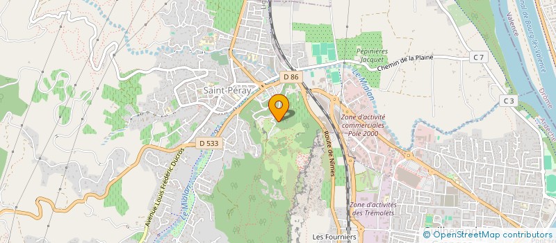 localisation de l'entreprise CAS INVESTISSEMENT à SAINT-PERAY