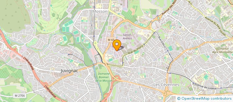 localisation de l'entreprise CAS LES PLANCHETTES à MONTPELLIER