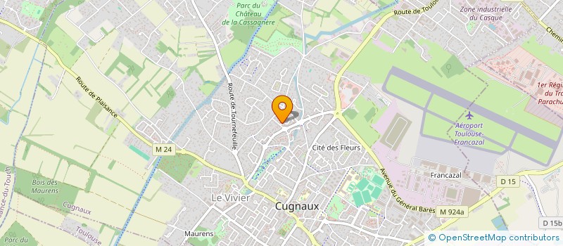 localisation de l'entreprise CAS-TOR  CUGNAUX