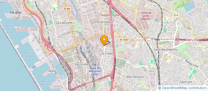 localisation de l'entreprise CAS TRADING à MARSEILLE