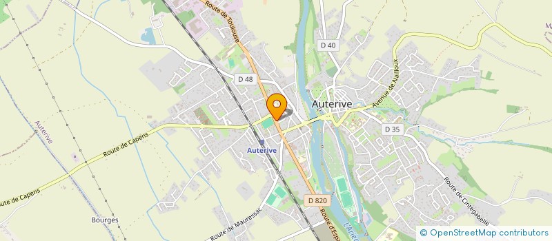 localisation de l'entreprise CAS-V  AUTERIVE