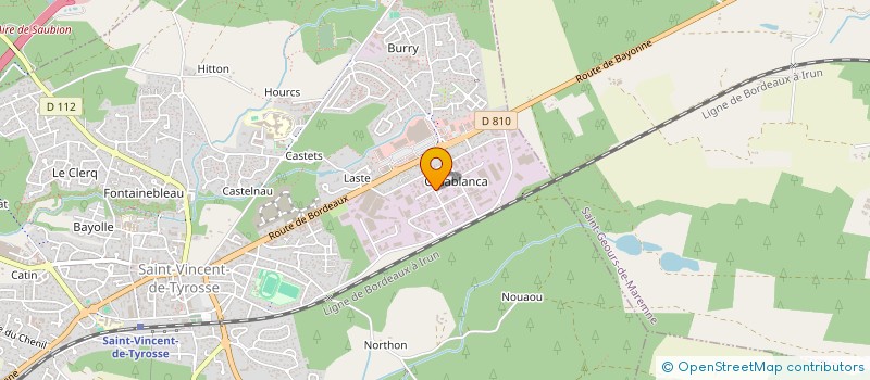 localisation de l'entreprise CASA  SAINT-VINCENT-DE-TYROSSE