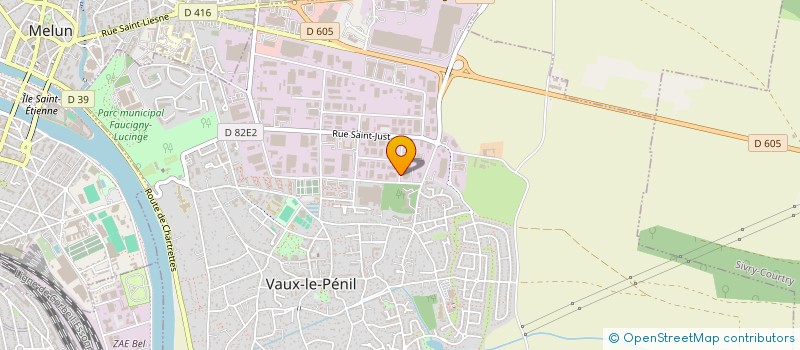 localisation de l'entreprise CASA à VAUX-LE-PENIL