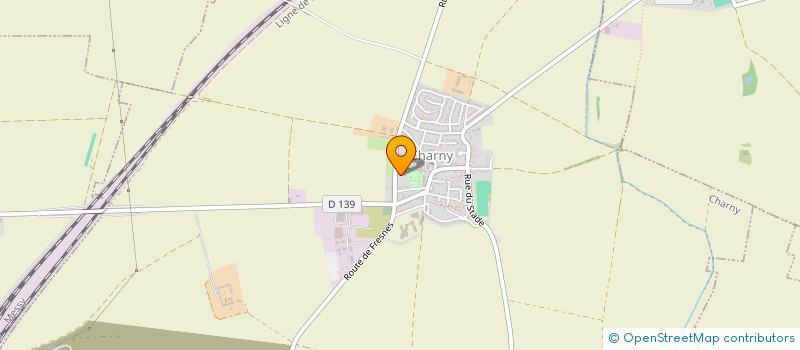 localisation de l'entreprise CASA 4  CHARNY
