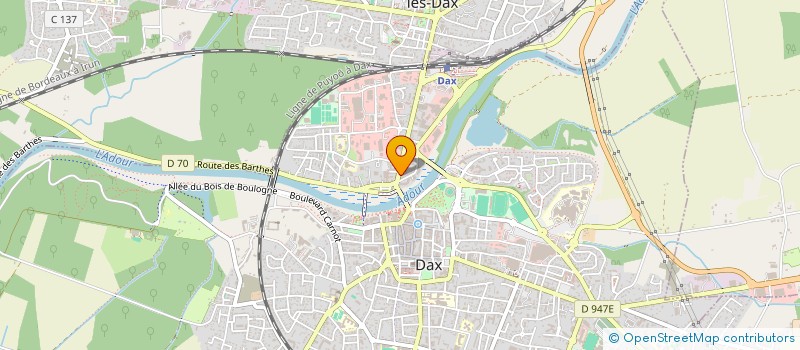 localisation de l'entreprise CASA à DAX