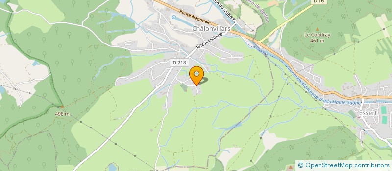 localisation de l'entreprise CASA  CHALONVILLARS