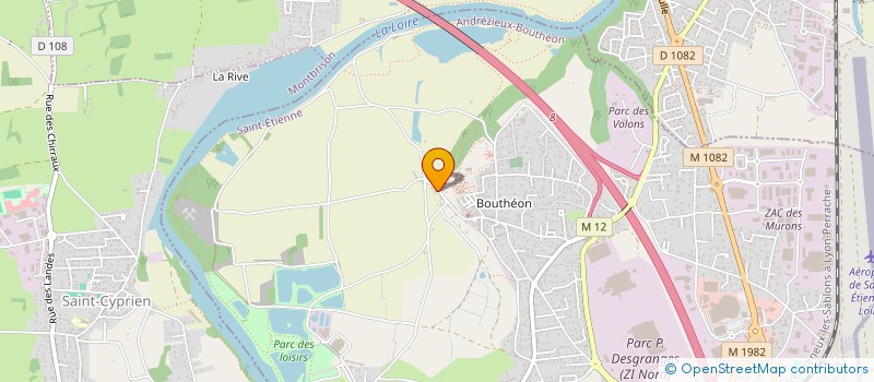 localisation de l'entreprise CASA  ANDREZIEUX-BOUTHEON