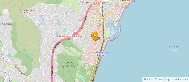 localisation de l'entreprise CASA à VILLENEUVE-LOUBET