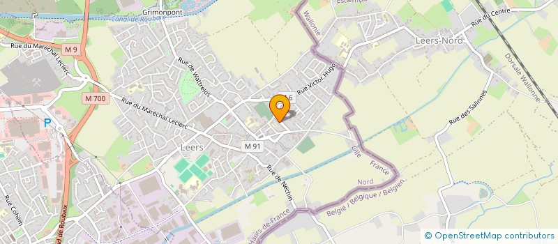 localisation de l'entreprise CASA 7  LEERS