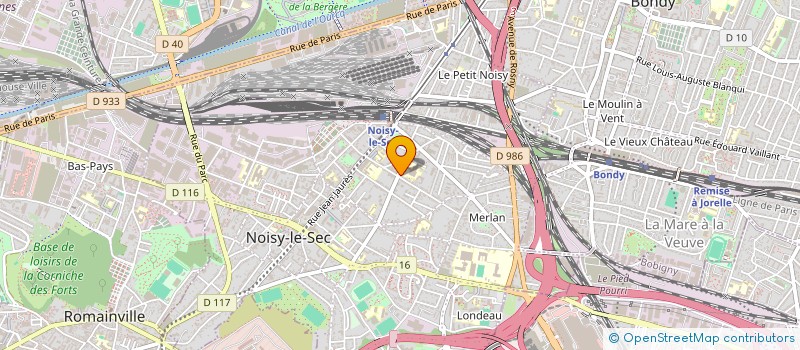 localisation de l'entreprise CASA à NOISY-LE-SEC