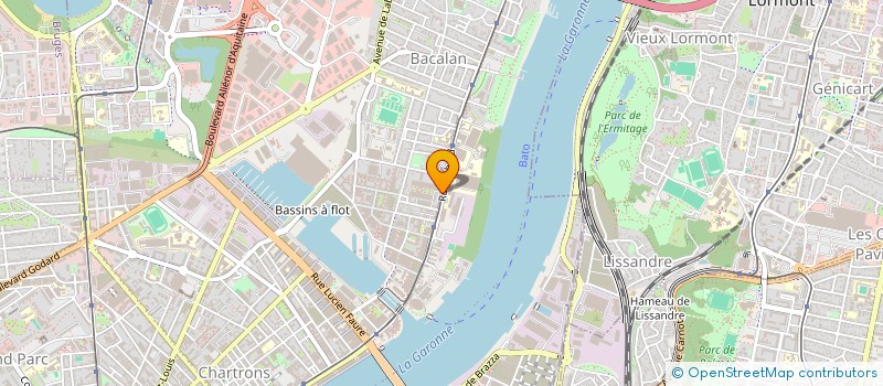 localisation de l'entreprise CASA  BORDEAUX